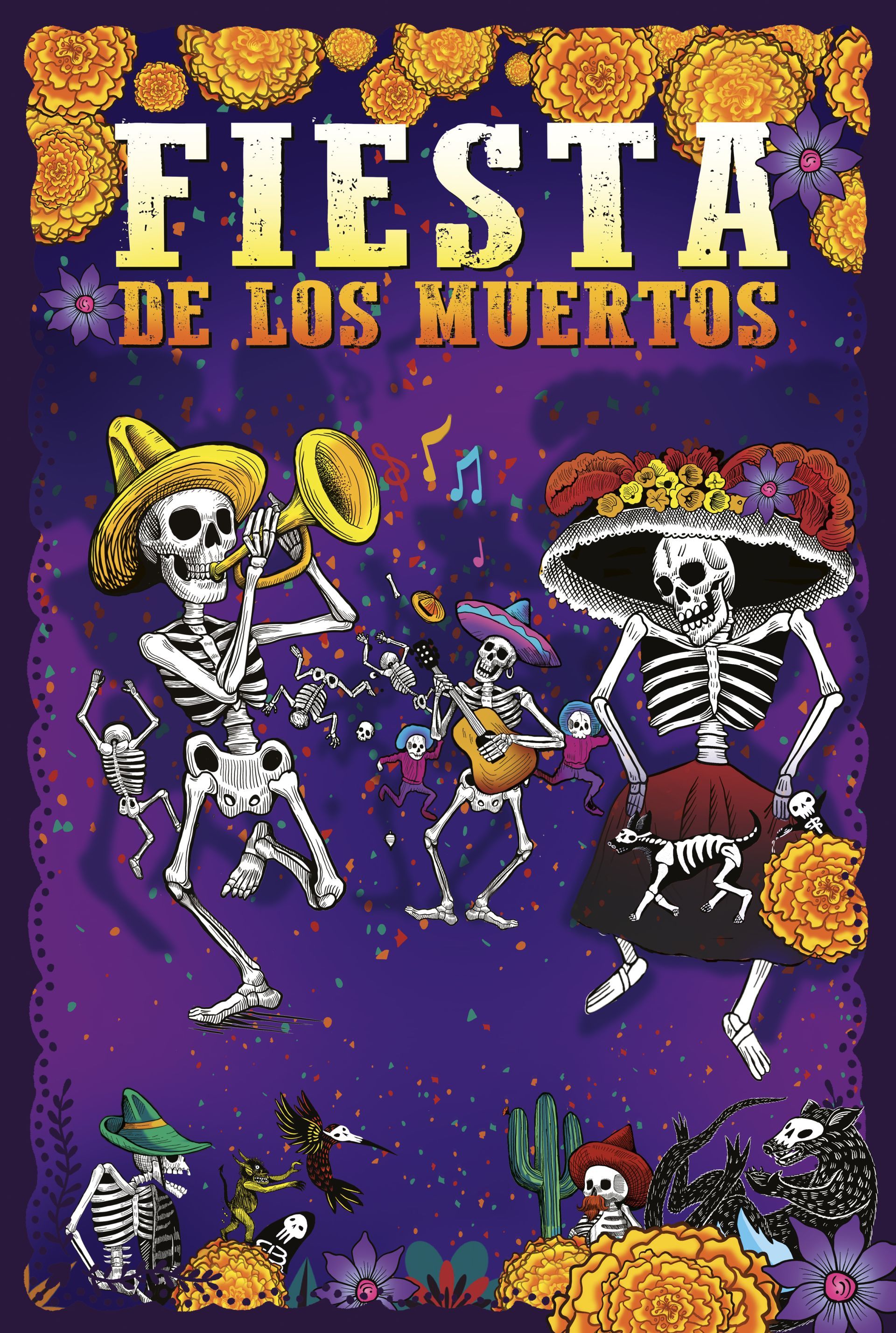 Affiche de la Fiesta de los Muertos au Quai M